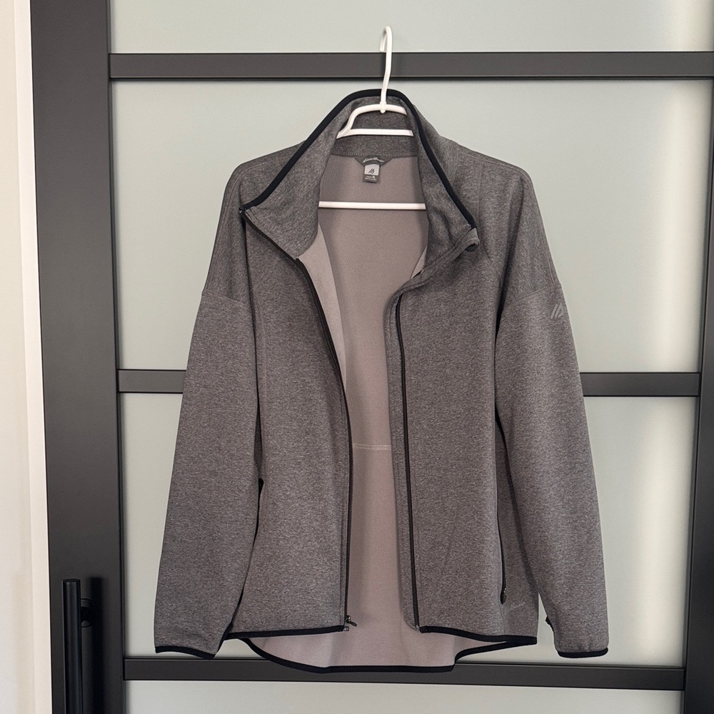 Eddie Bauer Women's Charcoal full-zip Softshell Jacket. New without tag.